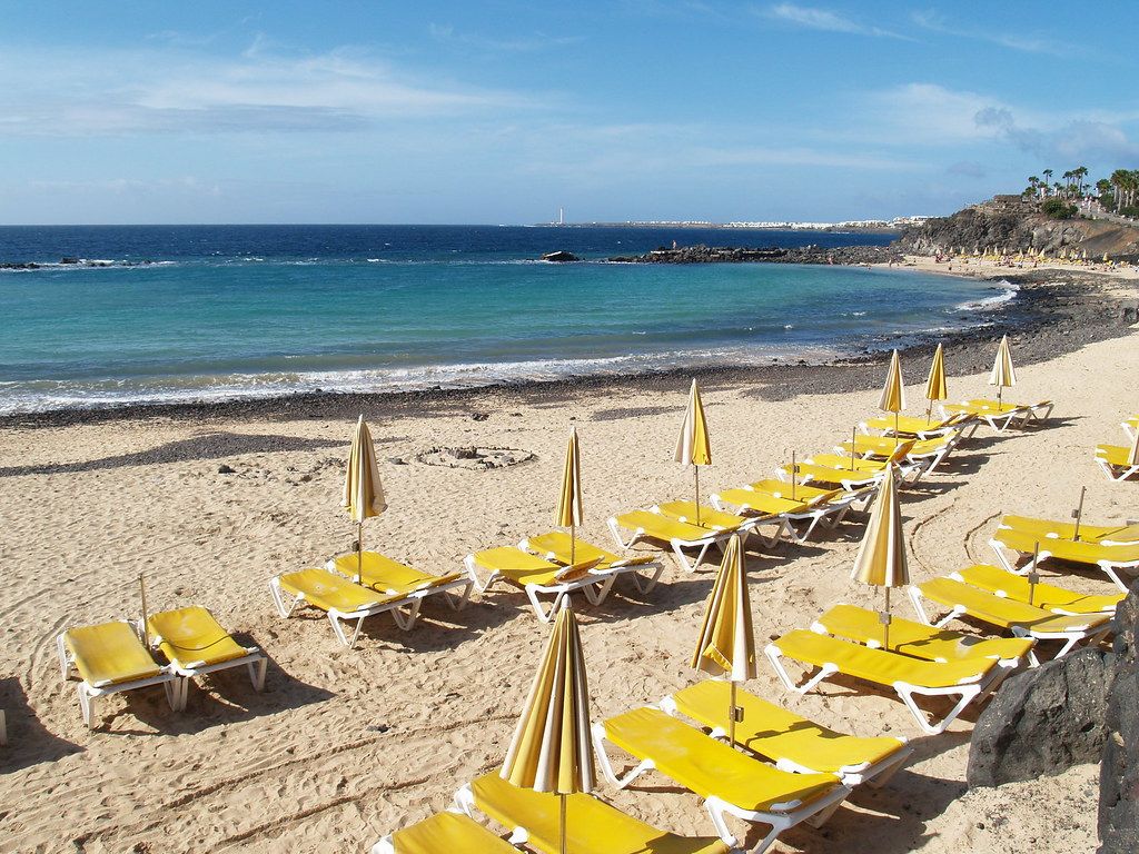 Lanzarote beaches Playa Blanca