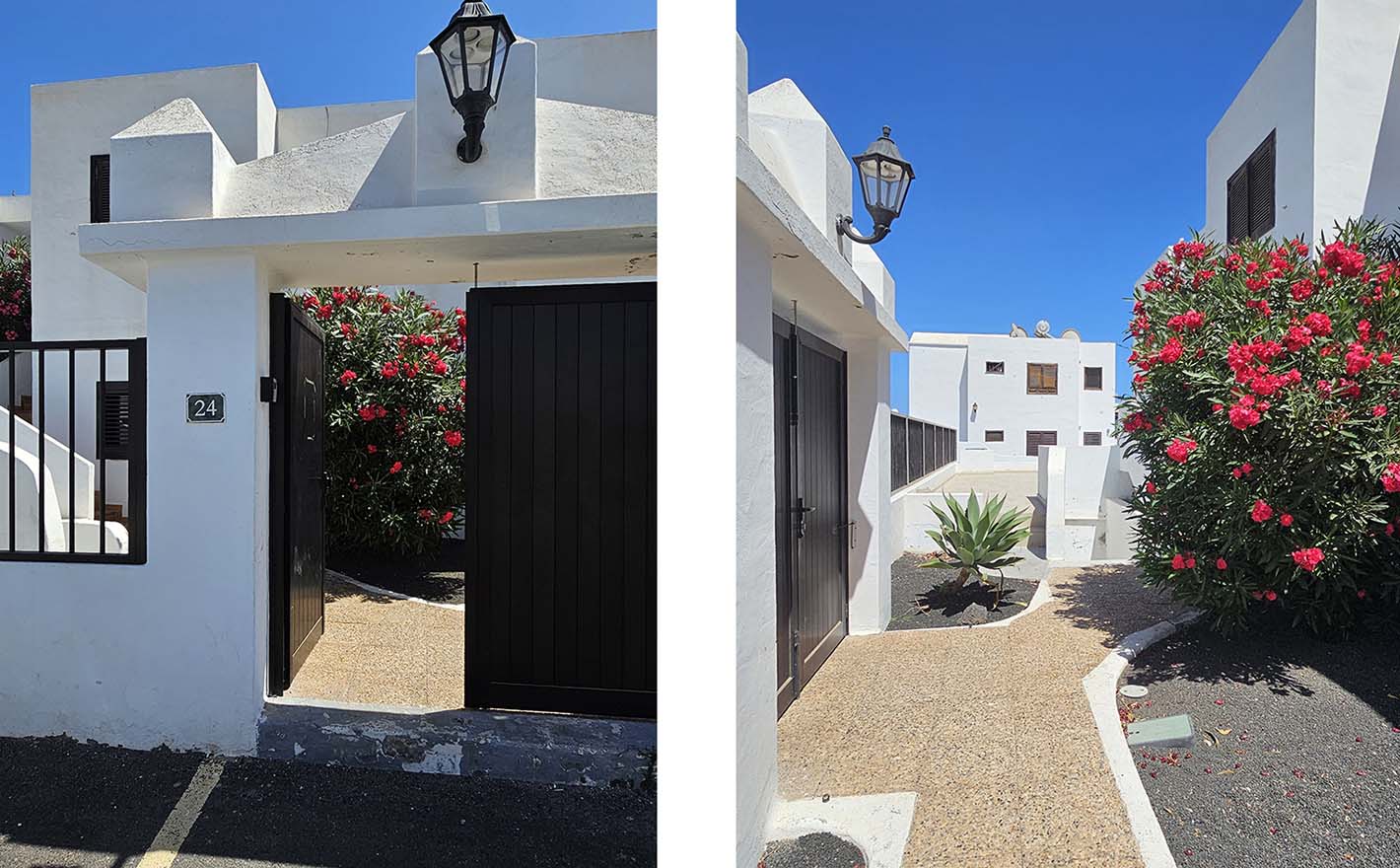 Entrada Exterior Vivienda Vacacional Lanzarote - Lanzarote Vacation Homes